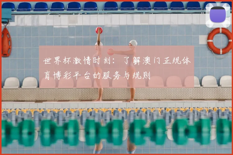 世界杯激情时刻：了解澳门正规体育博彩平台的服务与规则
